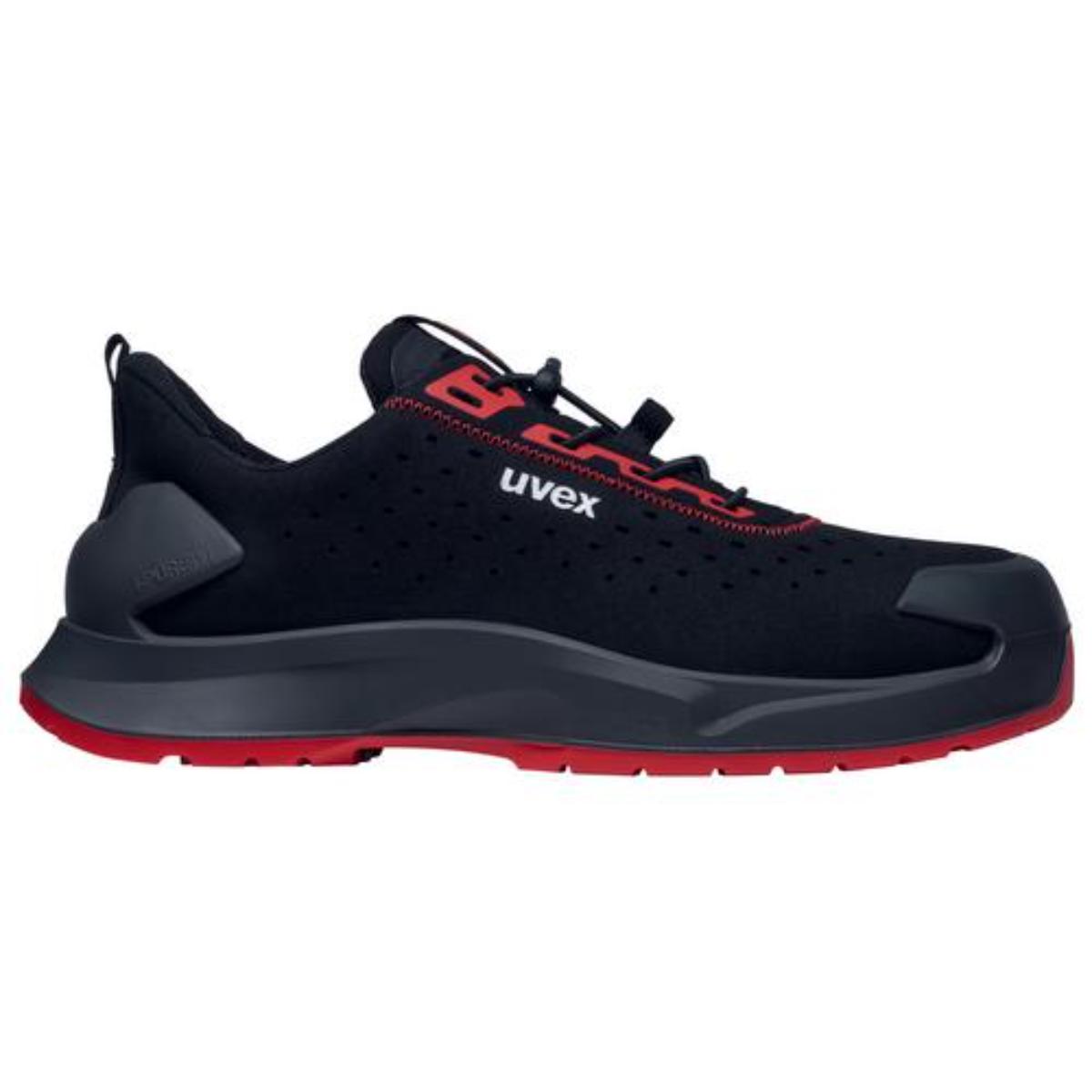 uvex 1 x-craft Sicherheitsschuh Halbschuhe S1 PL, schwarz