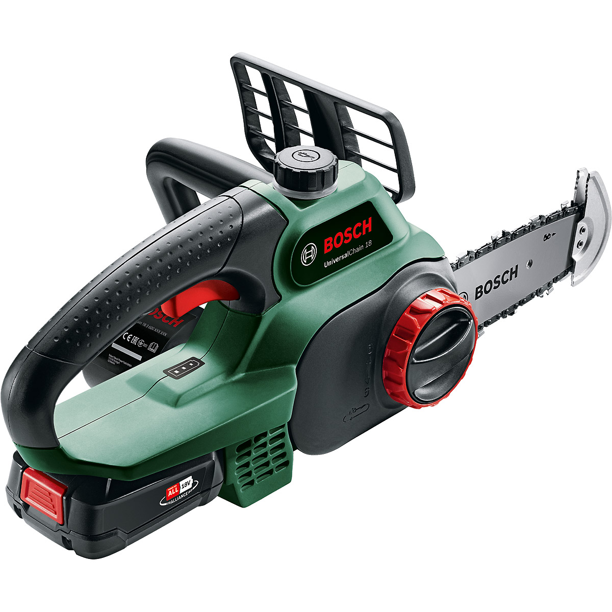 Bosch Akku-Kettensäge UniversalChain 18 mit 1 x PBA 18 V 2.5 Ah Akku