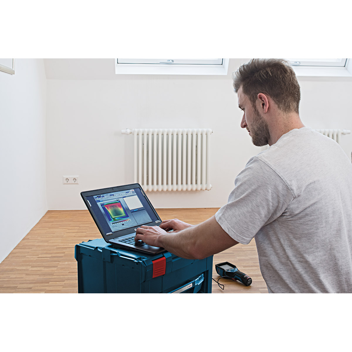 Bosch Wärmebildkamera GTC 400 C, mit 1 x 1,5 Li-Ion Akku, L-BOXX