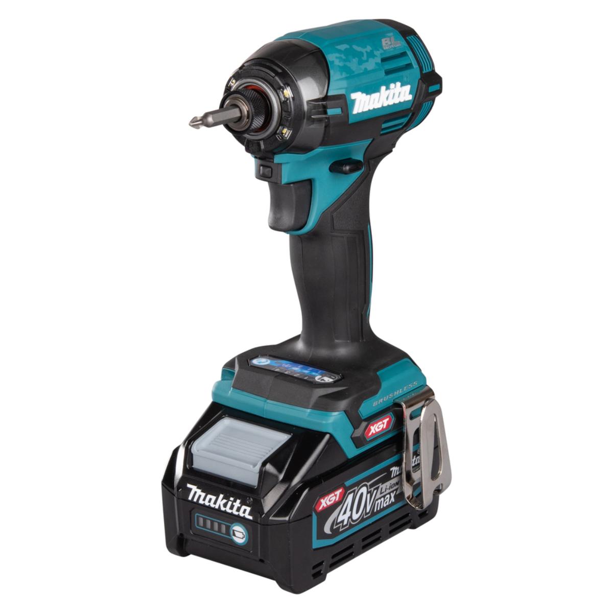 Makita Akku-Schlagschrauber XGT - 40V max. - 1/4 Zoll - 170 Nm - 0-3.700 U/min - TD002GD202