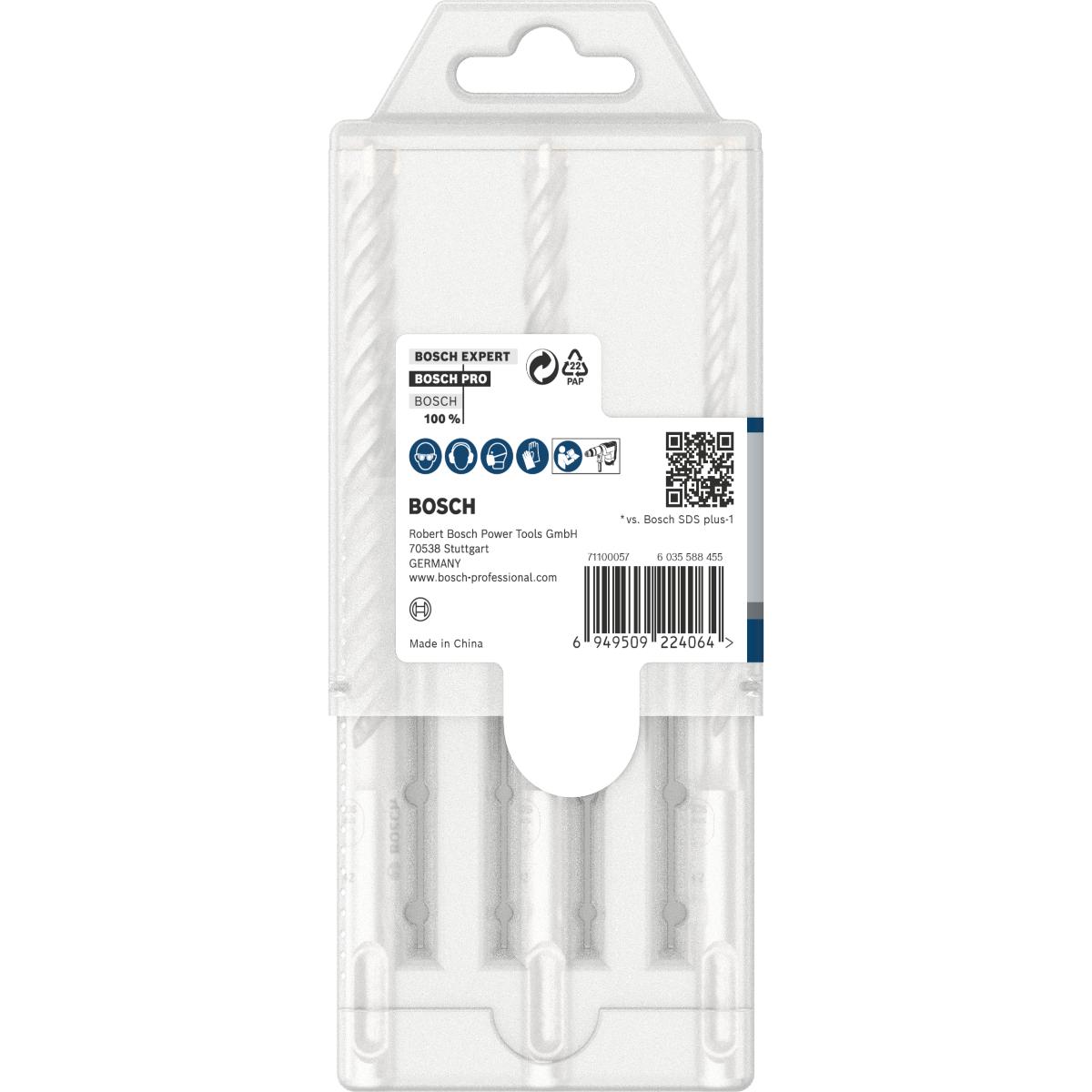 Bosch PRO SDS plus-5X Hammerbohrer 6/8/10 mm, 5-teiliges Set