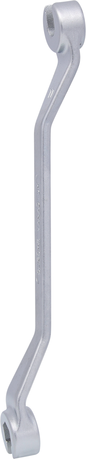 KS Tools CHROMEplus Offener Doppel-Ringschlüssel, gekröpft, 10x11mm