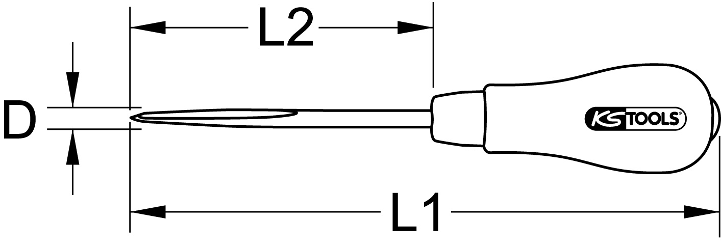 KS Tools Antreiber, 190mm