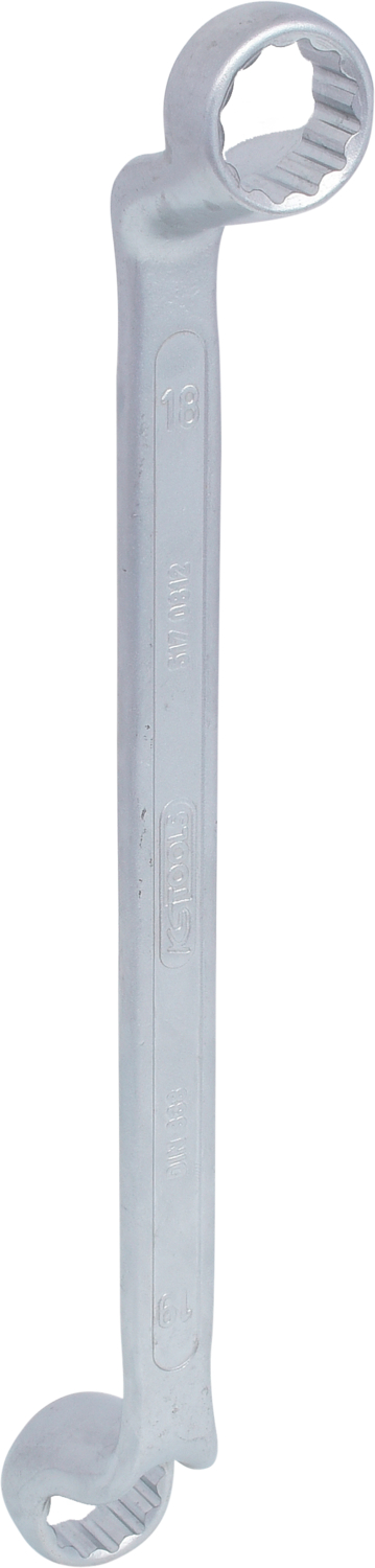 KS TOOLS Doppel-Ringschlüssel, gekröpft