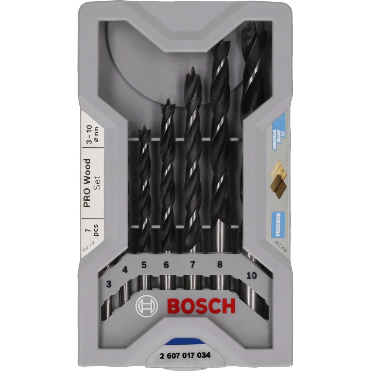 Bosch PRO Holzbohrer-Set, 7-teilig 3 - 10mm