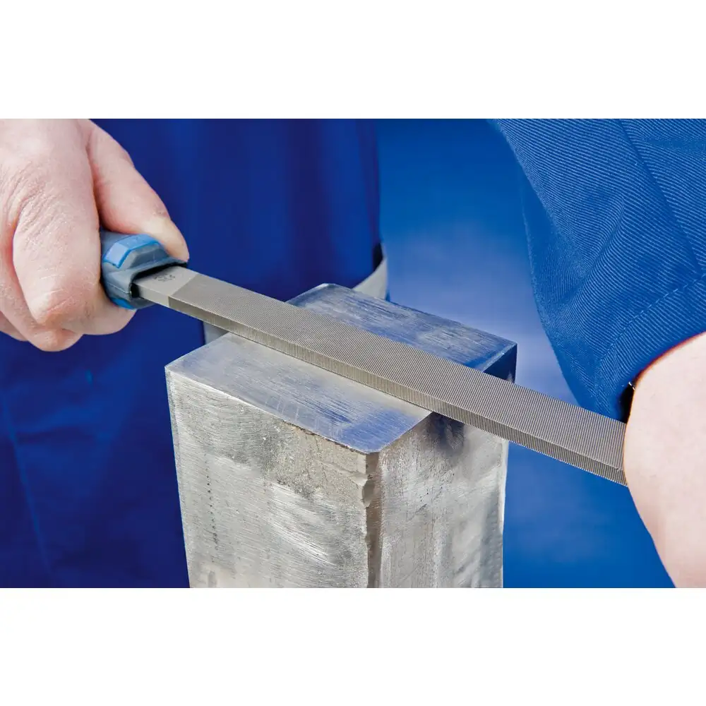 PFERD TOOLS Werkstattfeile mit Heft Flachstumpf