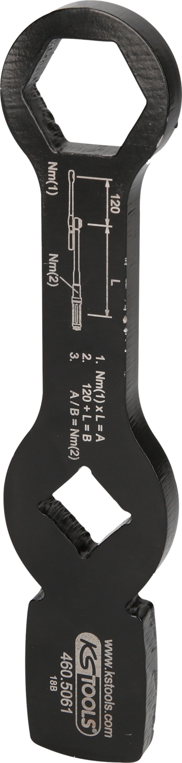 KS Tools 3/4" Schlag-Sechskant-Schlüssel mit 2 Schlagflächen