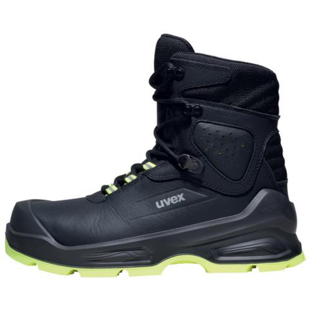 uvex 3 Sicherheitsschuh Stiefel S3, schwarz/gelb