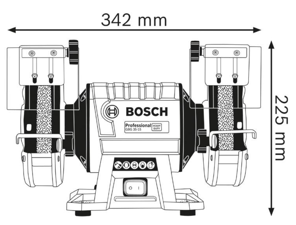 Bosch Doppelschleifmaschine GBG 35-15
