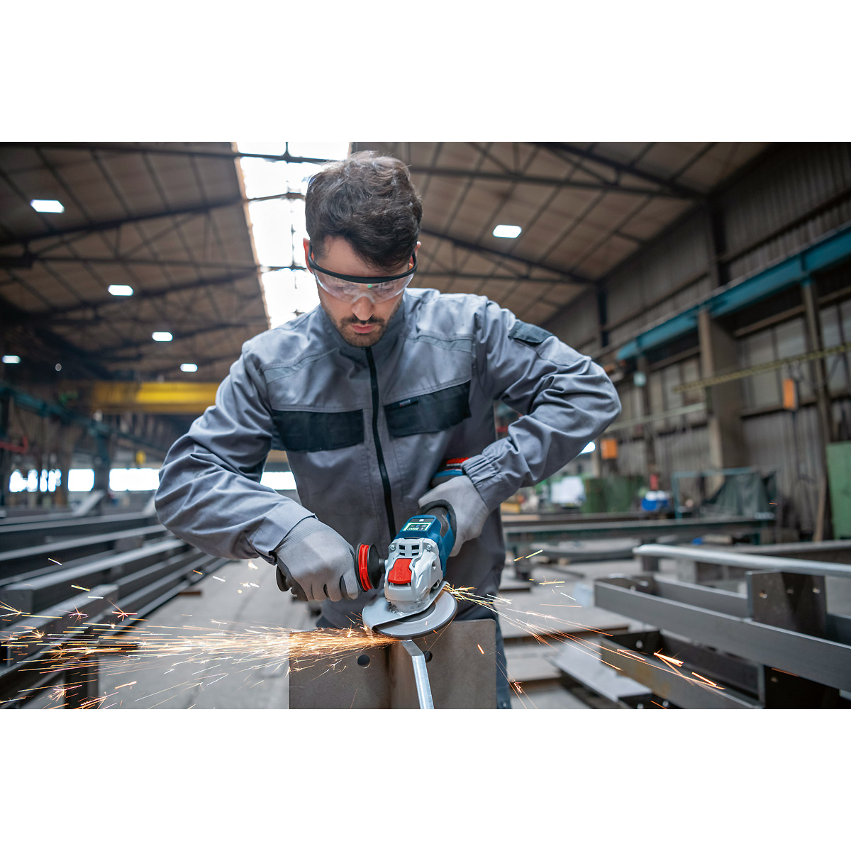 Bosch Akku-Winkelschleifer BITURBO mit X-LOCK GWX 18V-15 PSC
