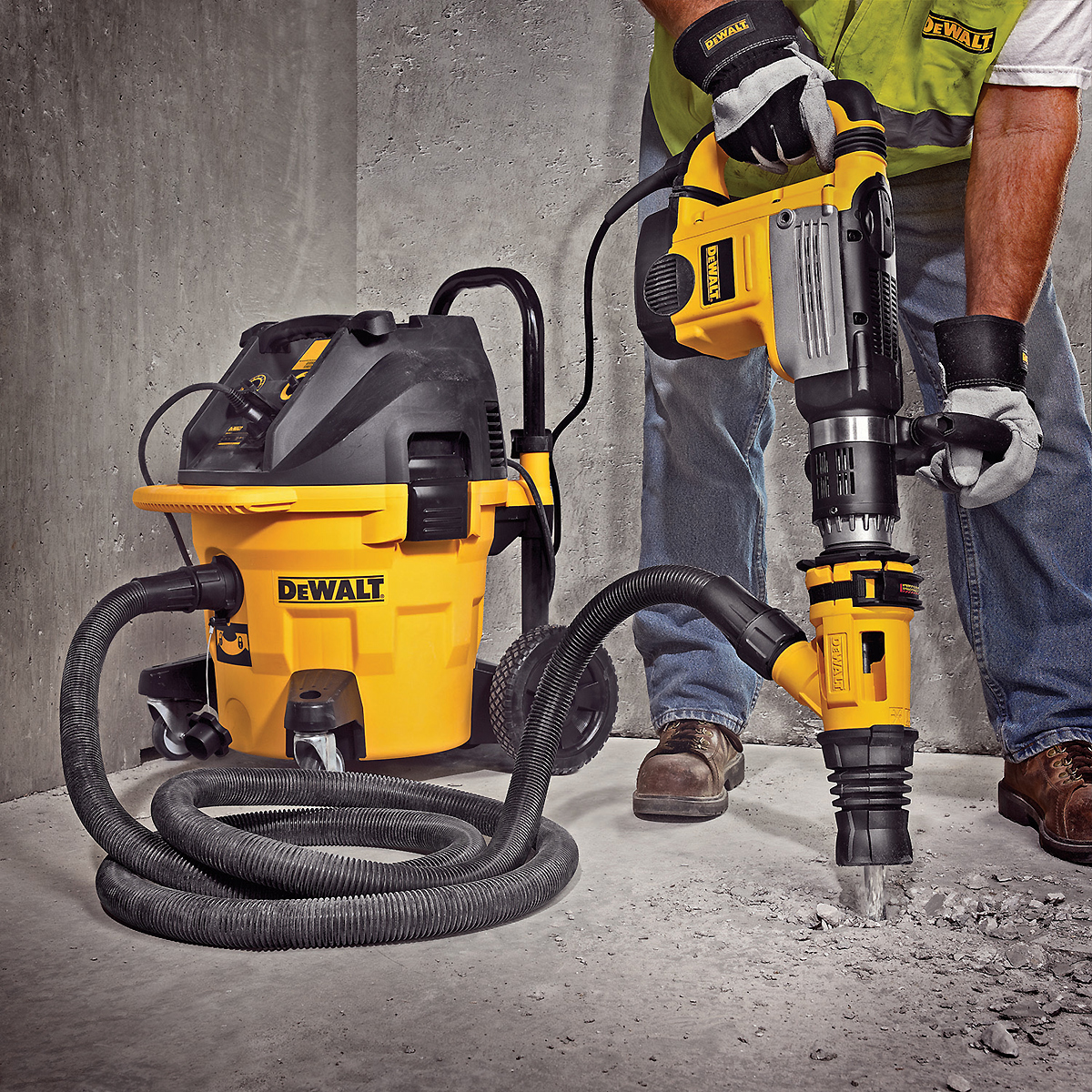 DEWALT Absaugvorrichtung zum Meißeln mit SDS-max Hämmern 5-12kg
