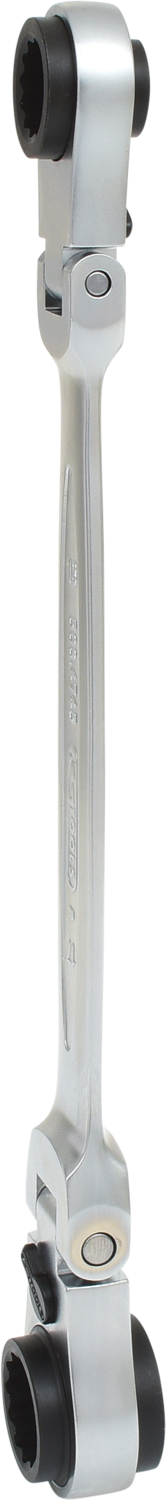 KS Tools 4 in 1 GEARplus umschaltbar Gelenk-Doppel-Ringschlüssel, 10x13-17x19mm