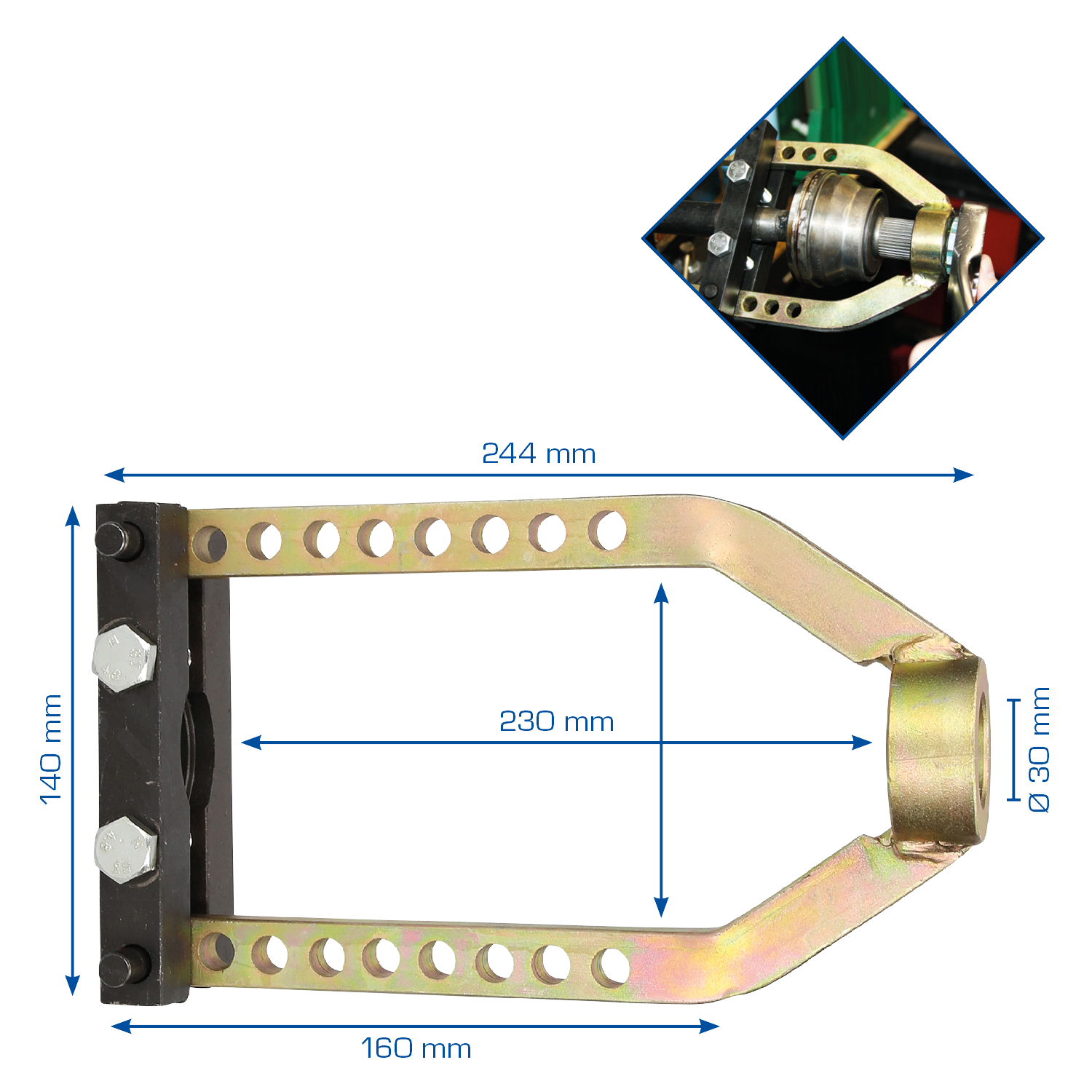 Brilliant Tools Abzieher für Gleichlaufgelenk - BT676003