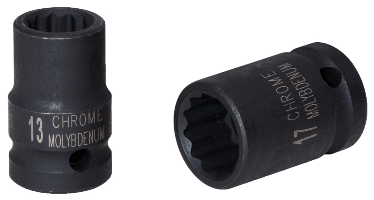 KS Tools 3/8" 12-kant-Kraft-Stecknuss, kurz