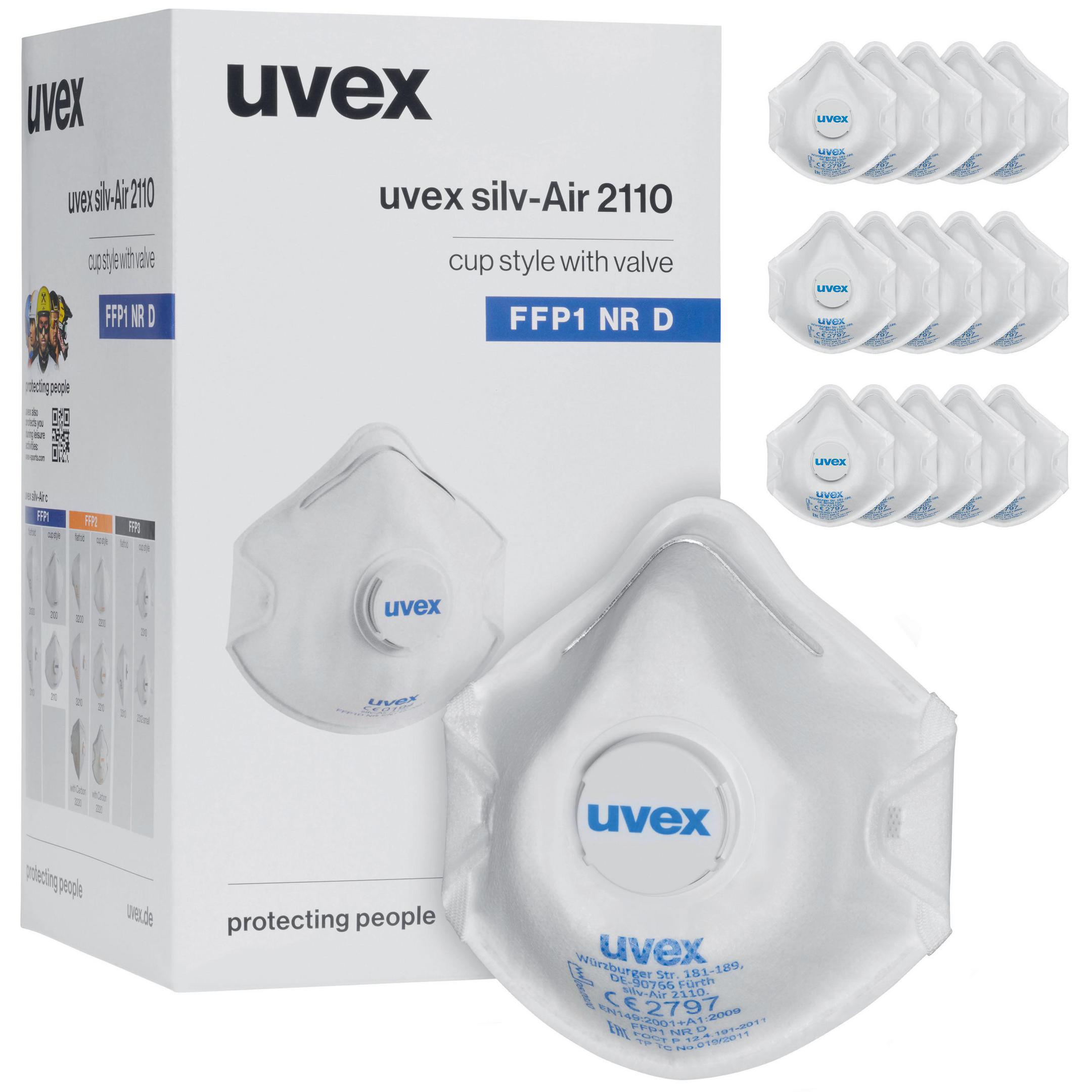 uvex silv-Air classic 2210 Atemschutzmaske FFP1 mit Ausatemventil