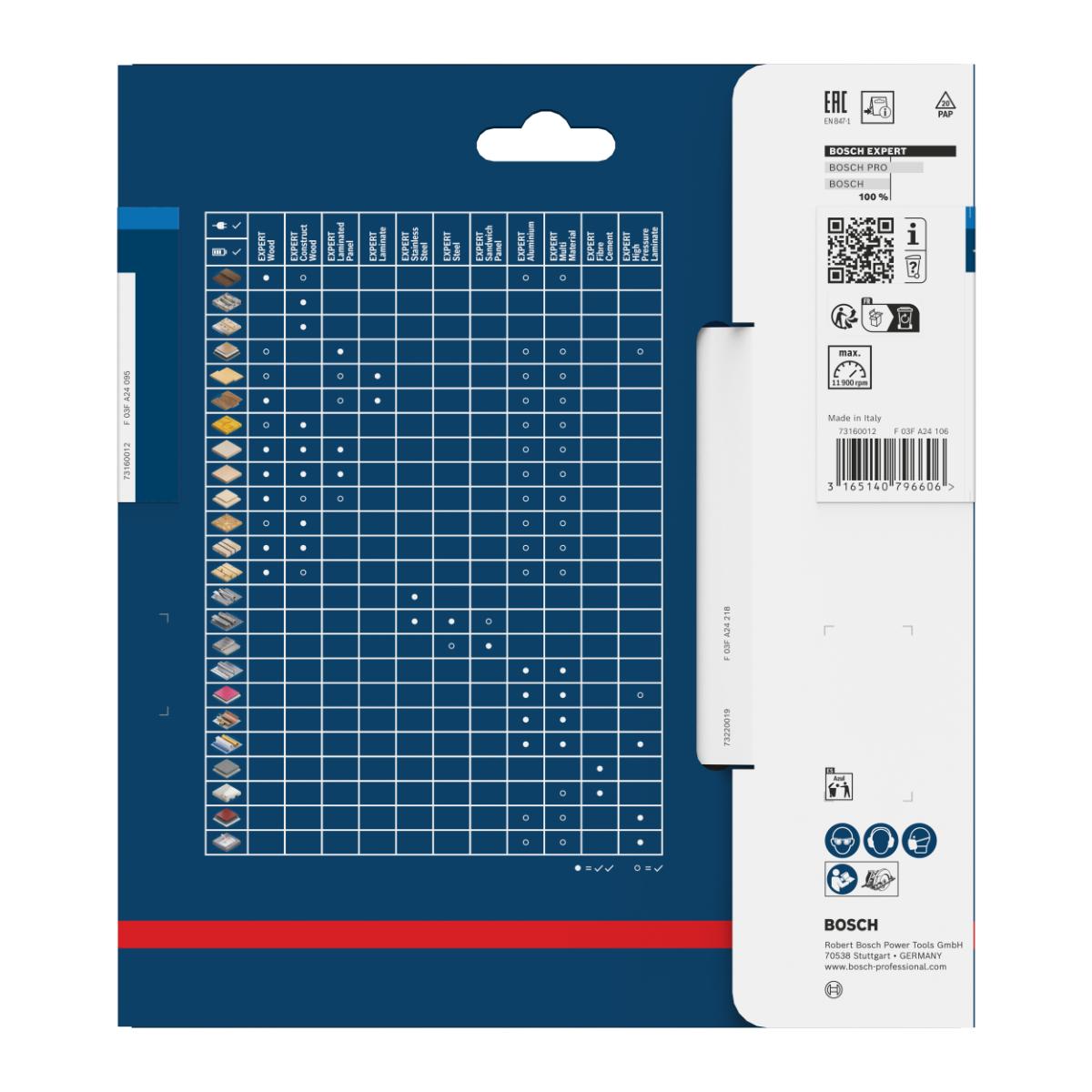 Bosch Kreissägeblatt Expert for Aluminium ø 160 mm