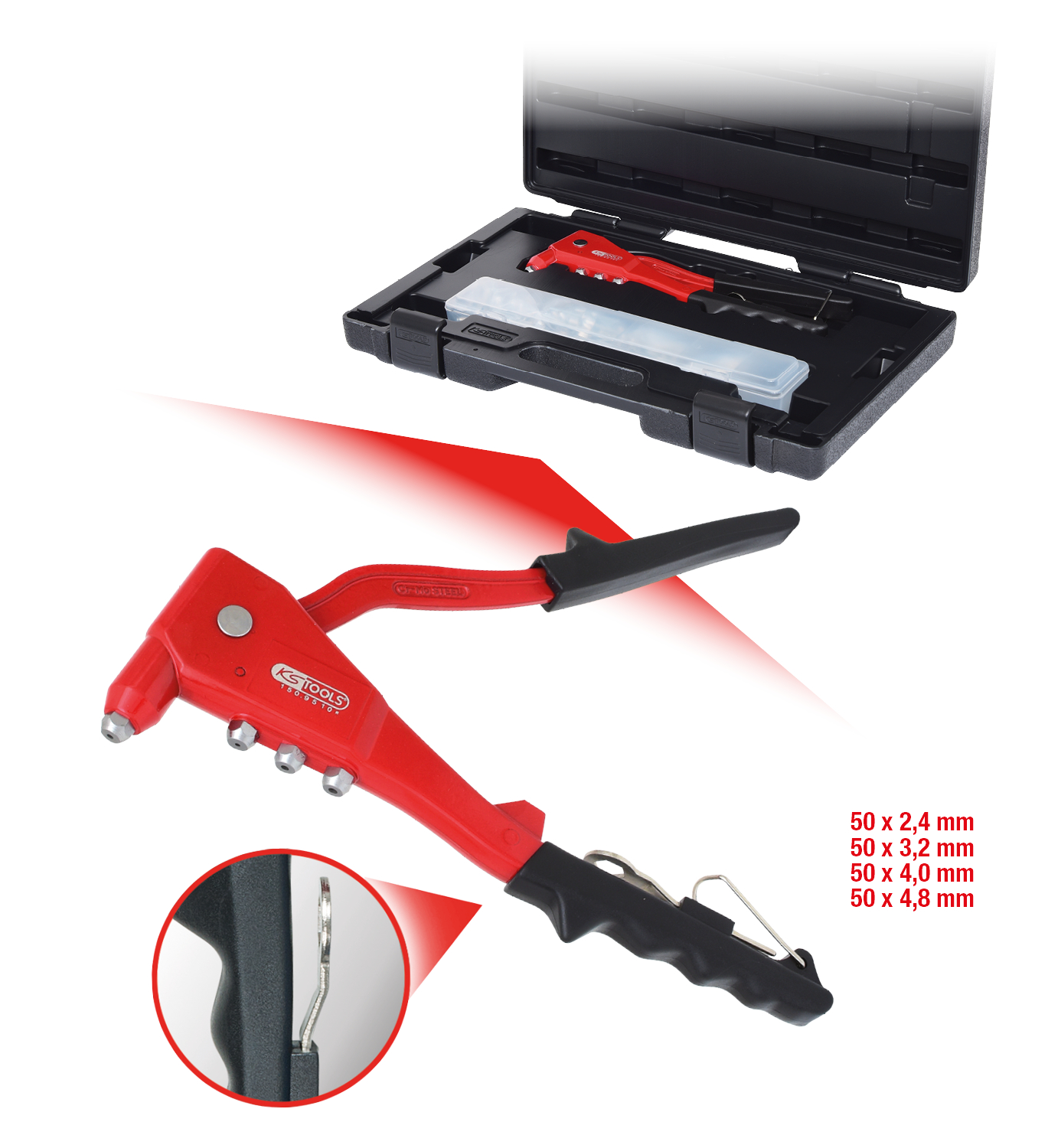 KS Tools Standard-Handnietzangen-Satz, 205-tlg