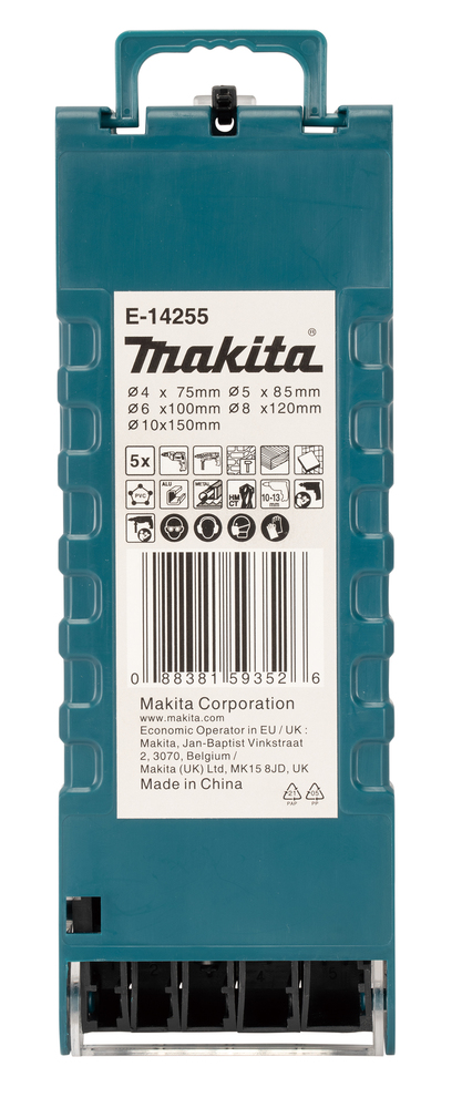 Makita TCT Multibohrer-Set 5-teilig - Ø 4-10 mm - E-14255