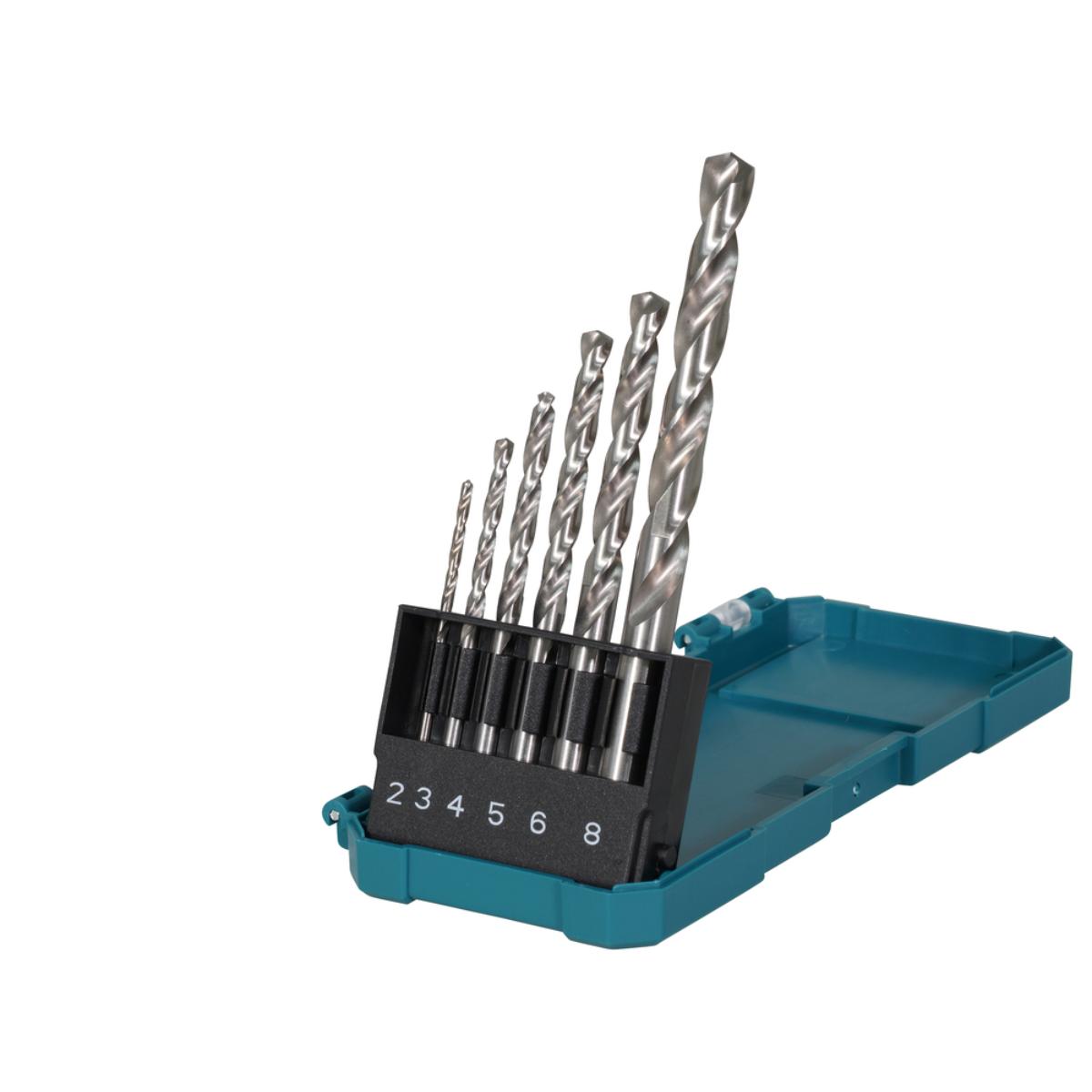 Makita HSS-GS Metallbohrer-Set 6-tlg. Ø 2-8 mm - D-78346