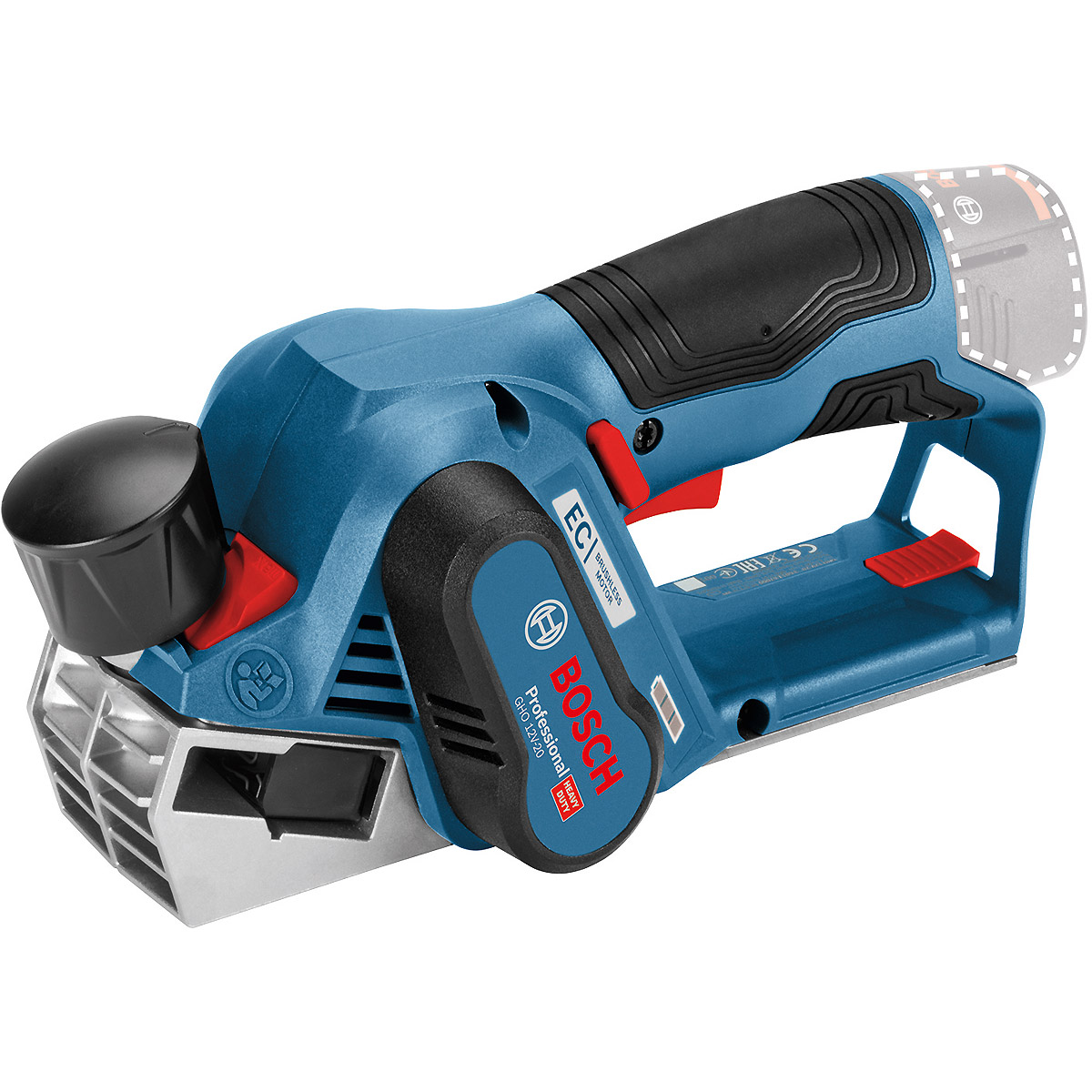 Bosch Akku-Hobel GHO 12V-20, Solo Version