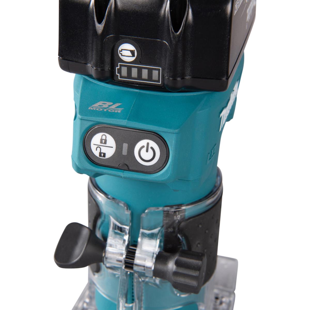 Makita Akku-Kantenfräse 6 mm - 30.000 U/min - DRT52Z