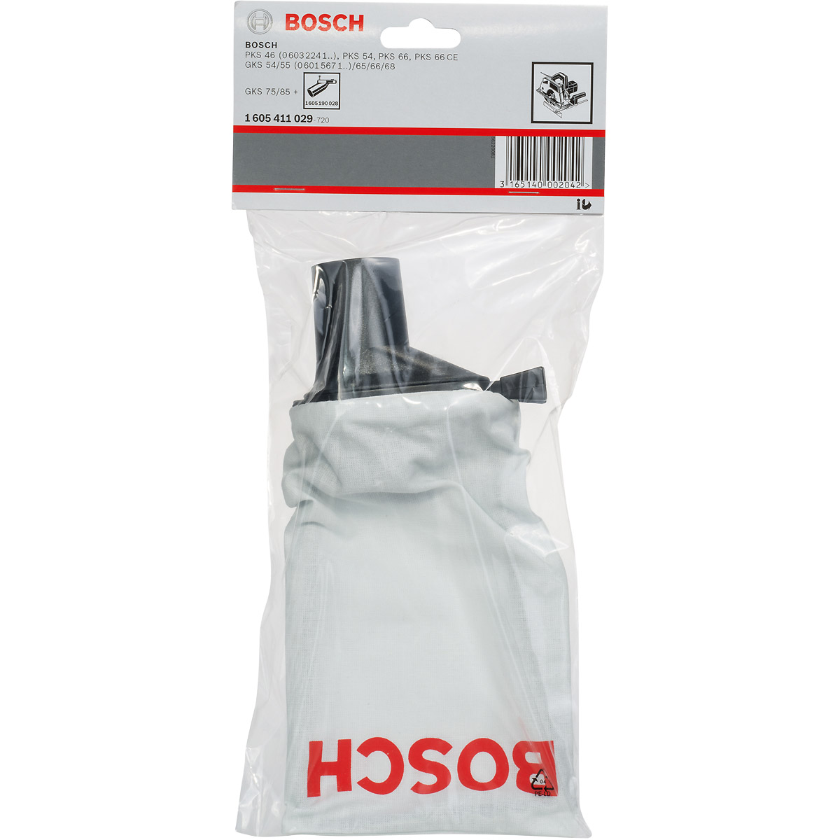 Bosch Staubbeutel für Handkreissägen, passend zu PKS, GKS