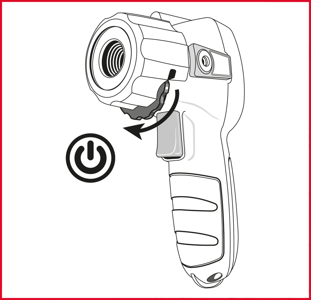 KS Tools Wärmebildkamera mit UV-Lampe