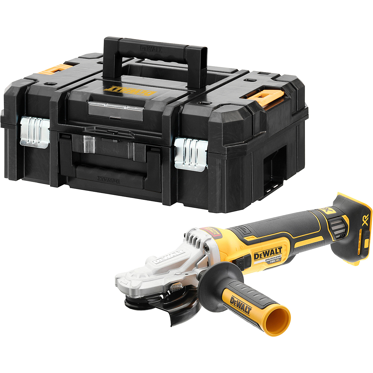 DEWALT Akku-Flachkopf-Winkelschleifer 125mm 18V Basisversion