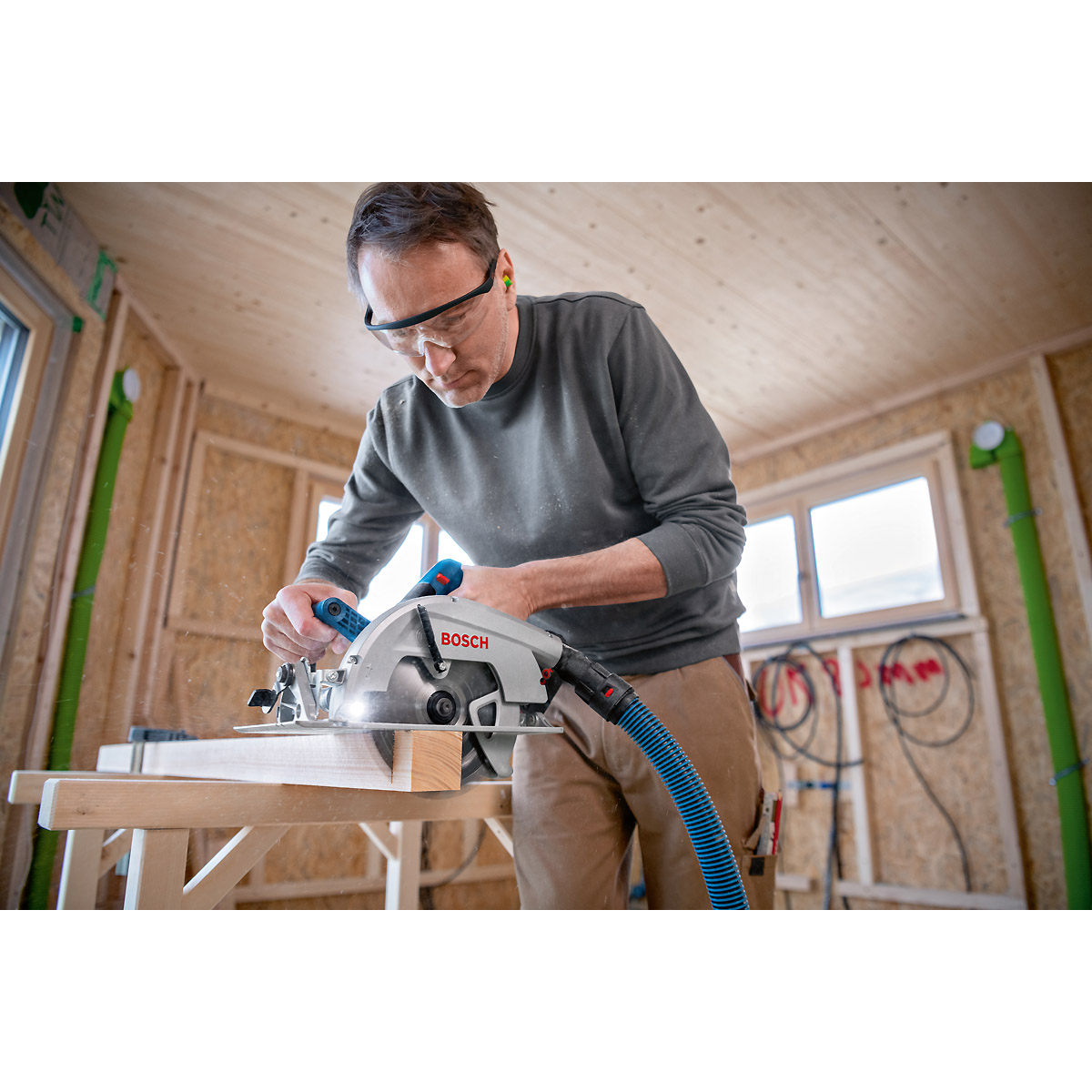 Bosch Akku-Kreissäge GKS 18V-70 L in L-BOXX 238