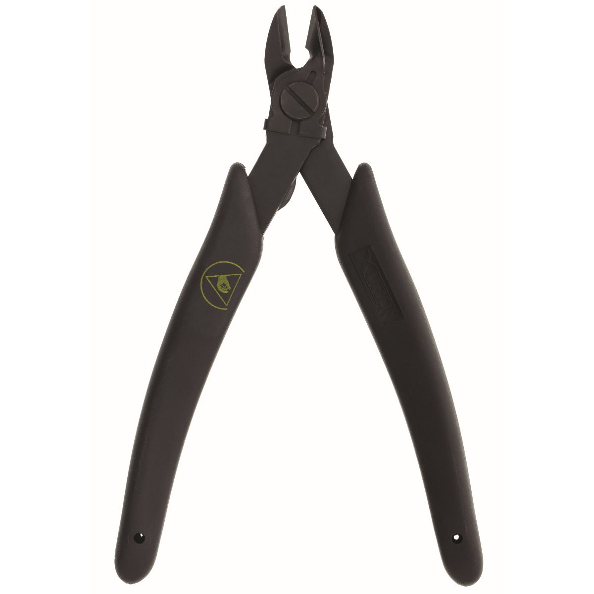 Xuron 9100ASF Micro-Shear Seitenschneider ovaler Kopf mit ESD gerechten Griffen und Drahthalter