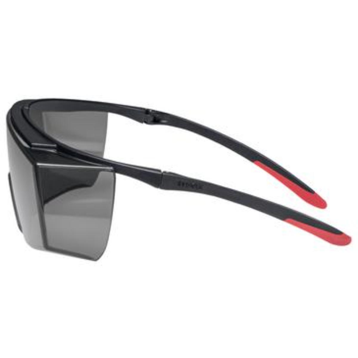 uvex Überbrille super f OTG Infrarotschutz 3,0 schwarz, rot