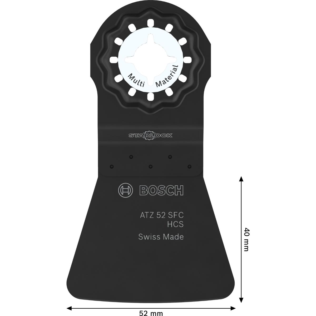 Bosch ATZ 52 SFC Multi Material Tauchsägeblatt, Starlock, 52 x 40 mm, 1-Stück