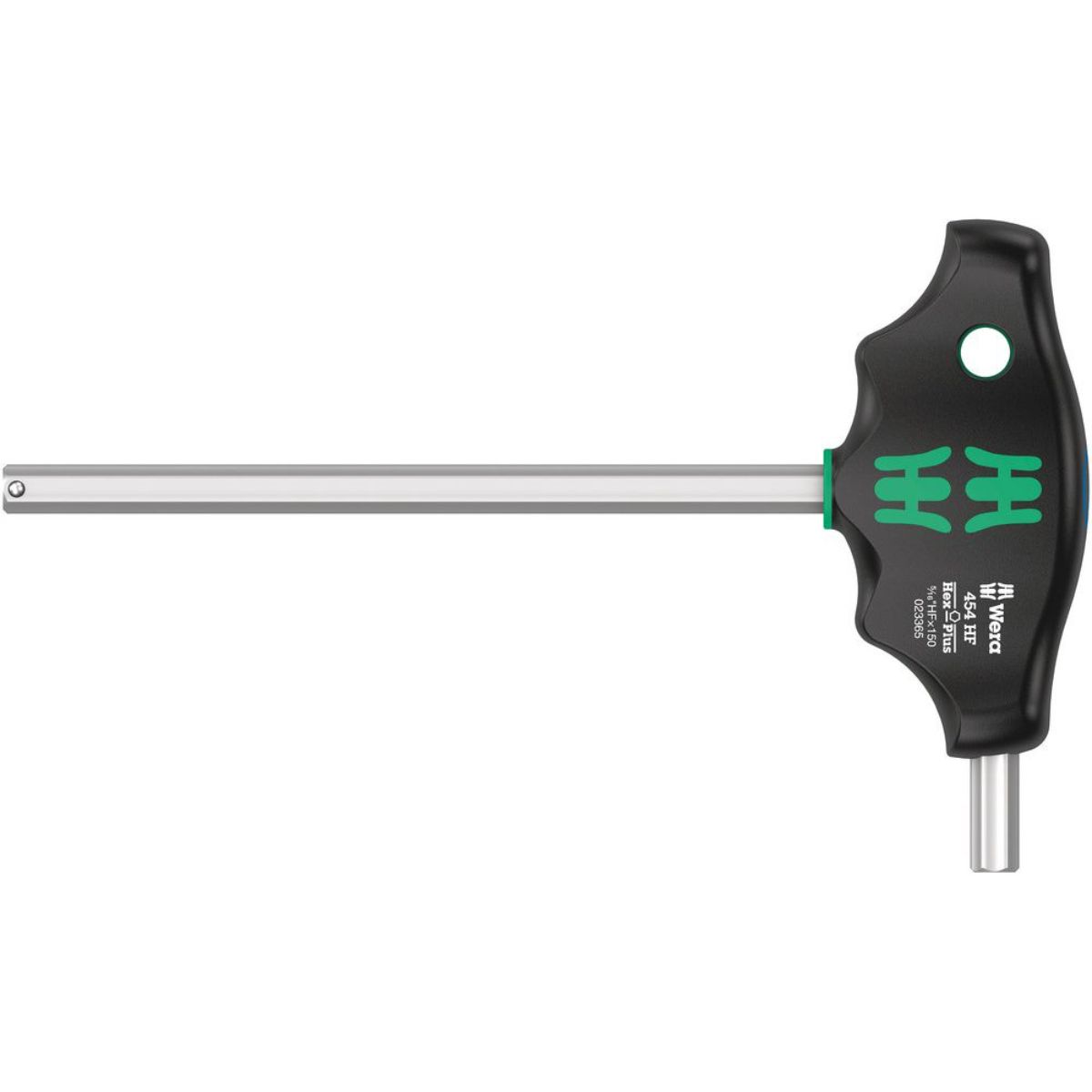 Wera 454 HF Quergriff-Sechskantschraubendreher Hex-Plus mit Haltefunktion, zöllig