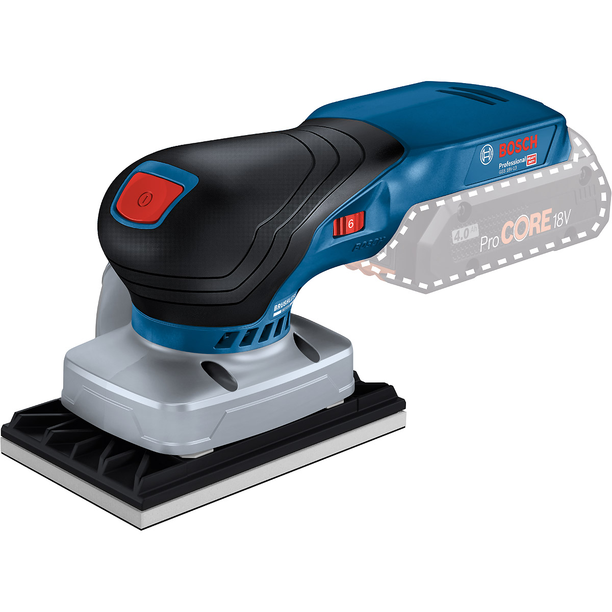 Bosch Akku-Schwingschleifer GSS 18V-13 in L-BOXX
