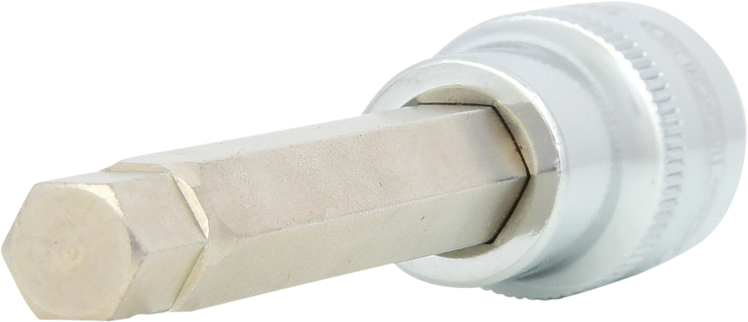 KS Tools 1/2" CHROMEplus Bit-Stecknuss Innensechskant, lang