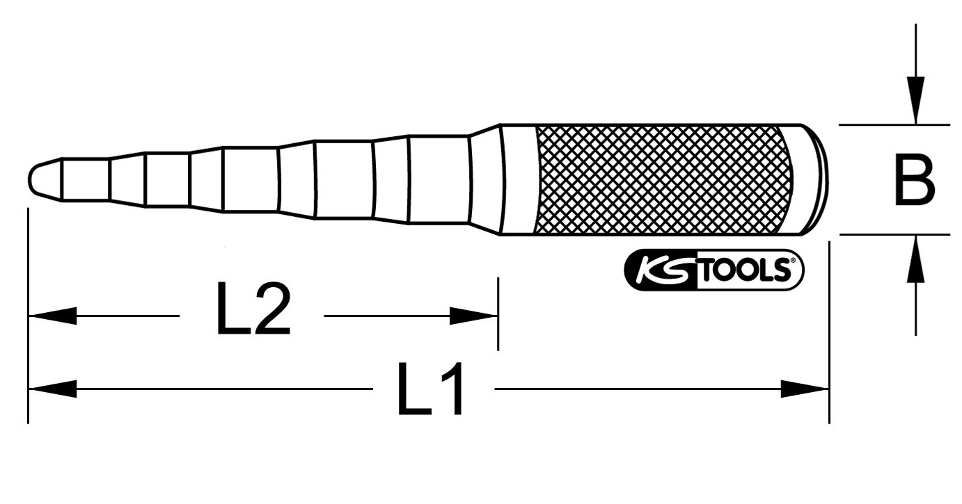 KS Tools Universal-Stufenschlüssel, 5-stufig, 8-16mm
