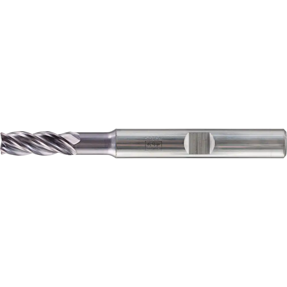 PFERD Tools VHM Eckfräser lang 4 Schneiden 45° Fase TiAlN Schaft HB Universal Line