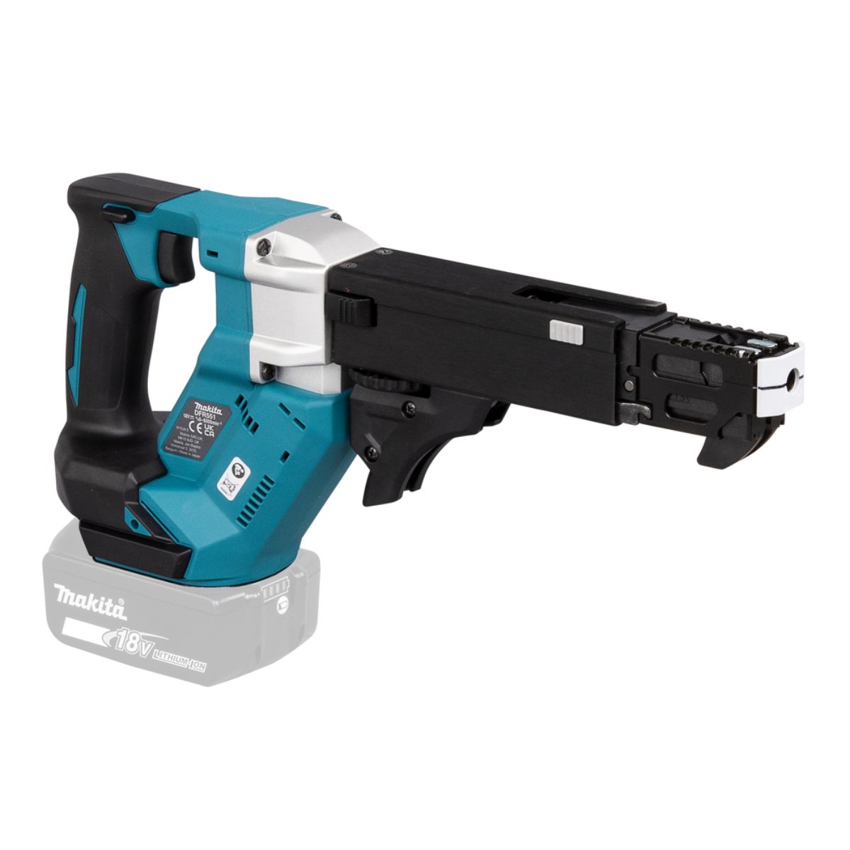 Makita Akku-Magazinschrauber 18V (ohne Akku, ohne Ladegerät) DFR551Z