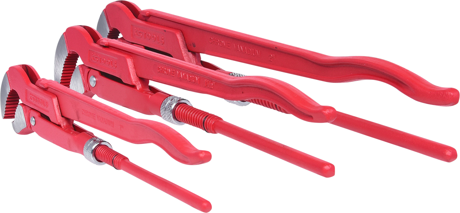 KS Tools Eckrohrzangen-Satz, 3-tlg
