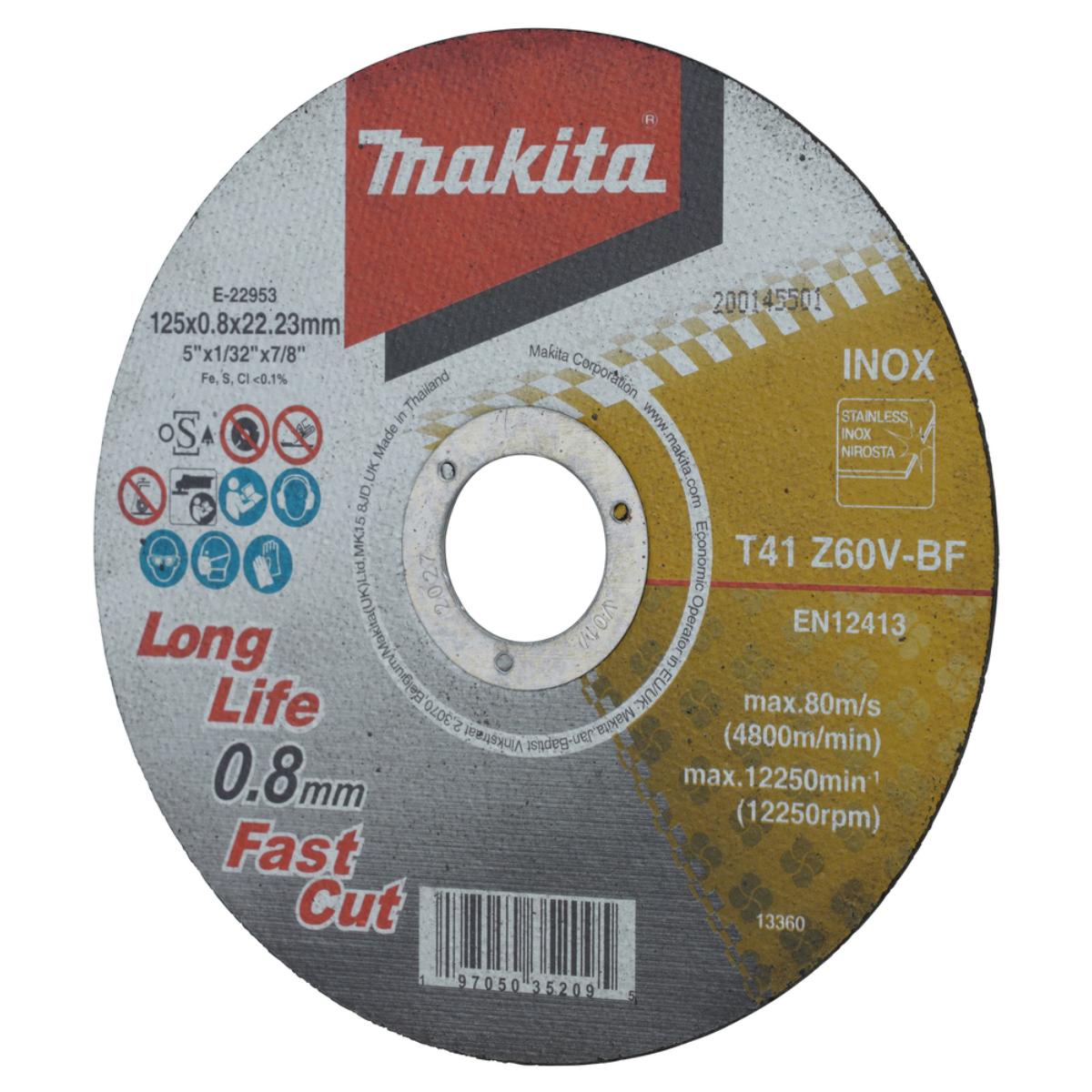 Makita Trennscheibe INOX 125x0,8 mm