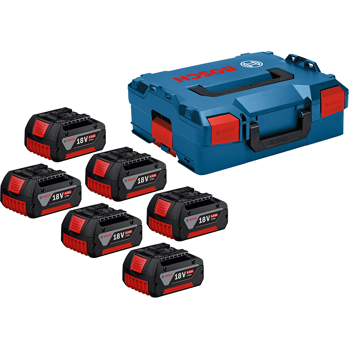 Bosch Akku-Paket 6x GBA 18V 4.0Ah (L)