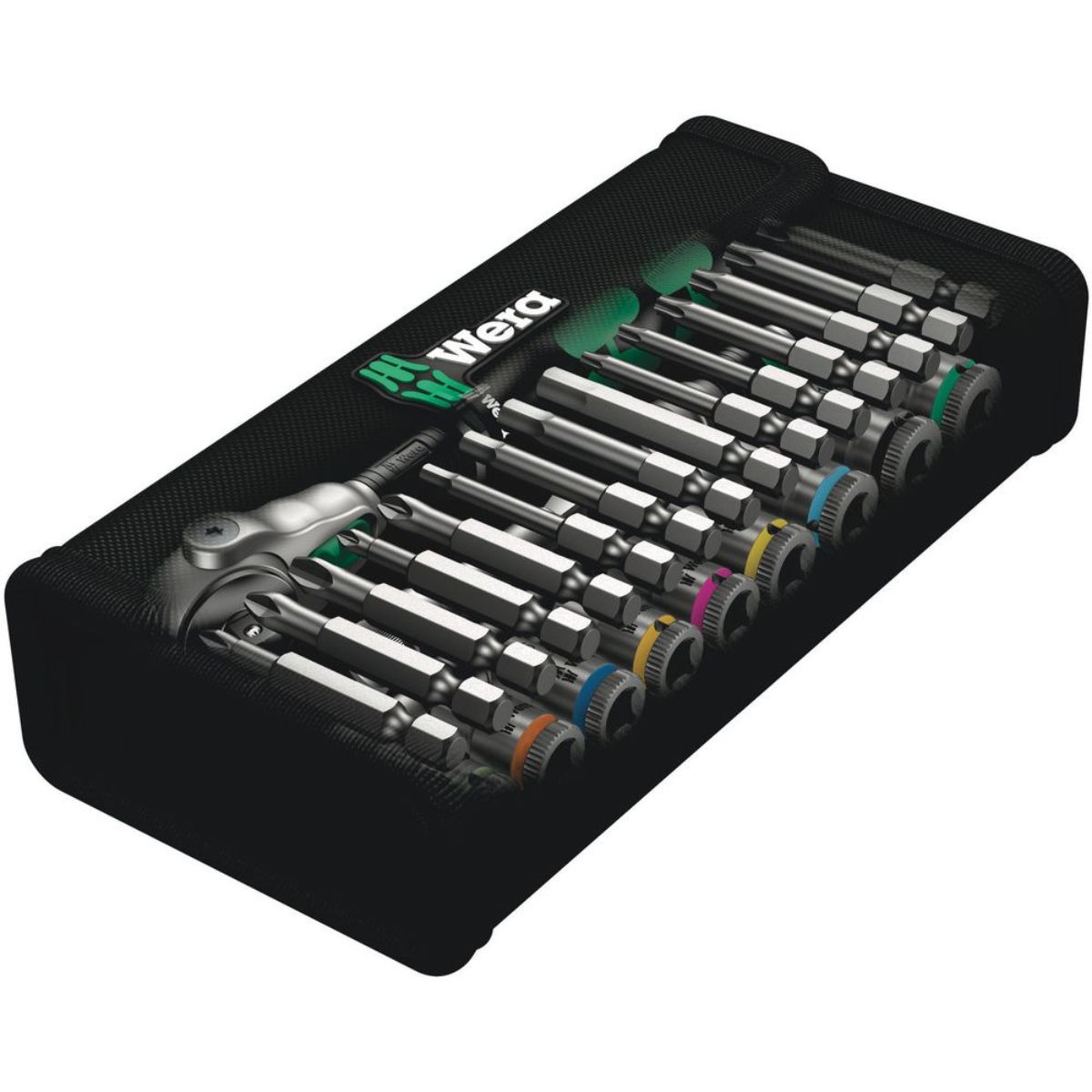 Wera 8100 SA 6 Zyklop Speed-Knarrensatz, 1/4"-Antrieb, metrisch, 28-teilig