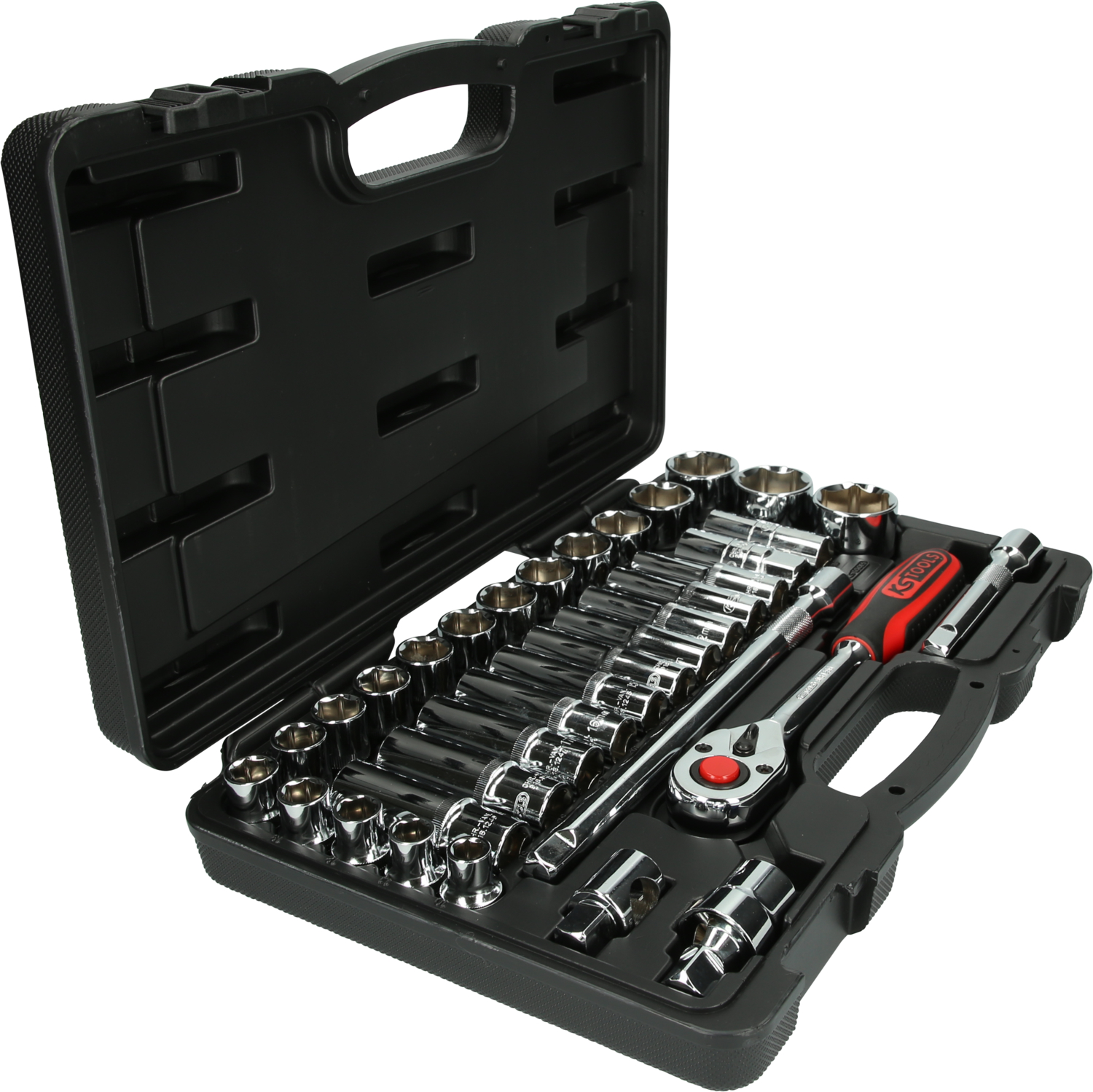 KS Tools 1/2" CHROMEplus Steckschlüssel-Satz, 35-tlg