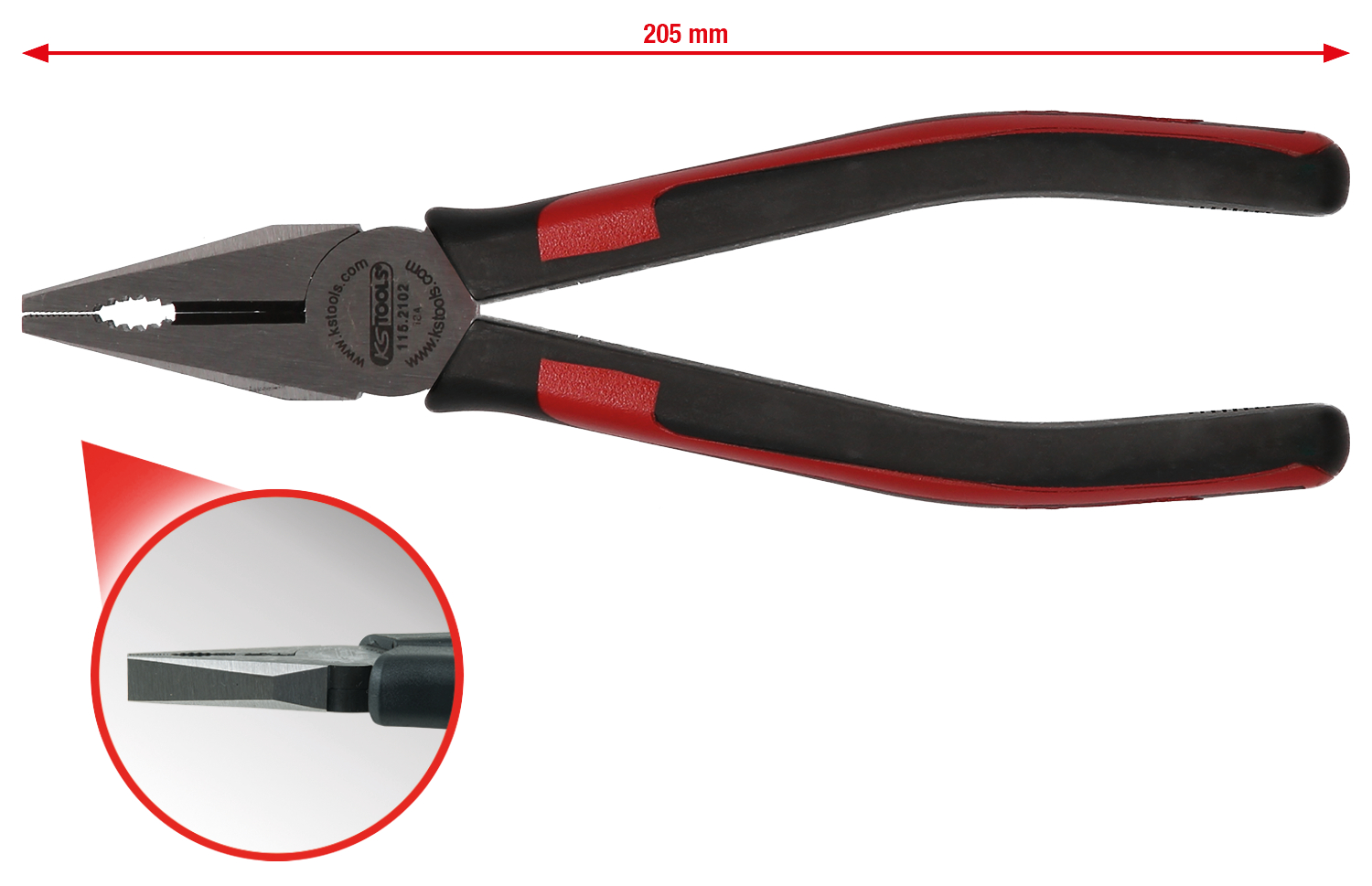 KS Tools SlimPOWER Kombinationszange