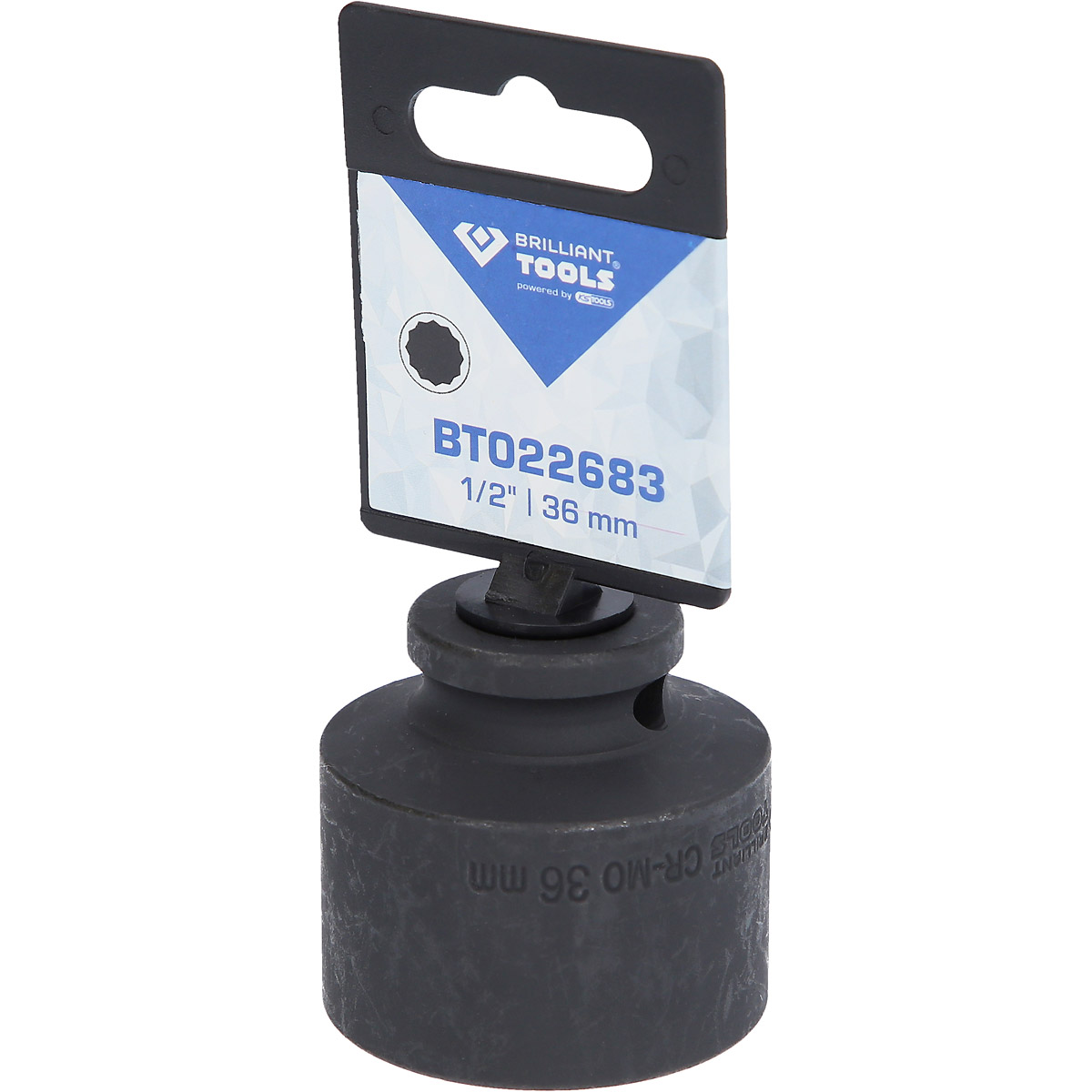 Brilliant Tools 1/2" Kraft-Stecknuss Zwölfkant, kurz