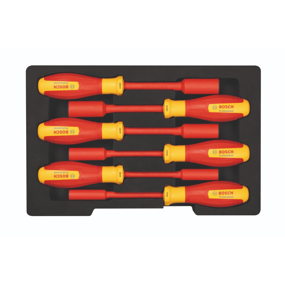 Bosch VDE-Steckschlüssel, 6-teiliges Set
