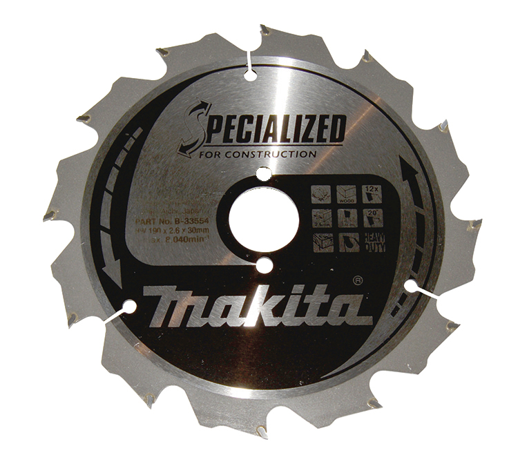 Makita SPECIALIZED Sägeb.190x30x12Z - B-33554