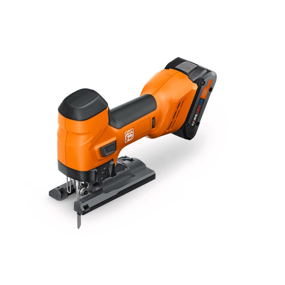 Fein Akku-Stichsäge für Metall und Holz 26 mm Hub, F-IRON Jig 26 AS Set 2 x 4 Ah
