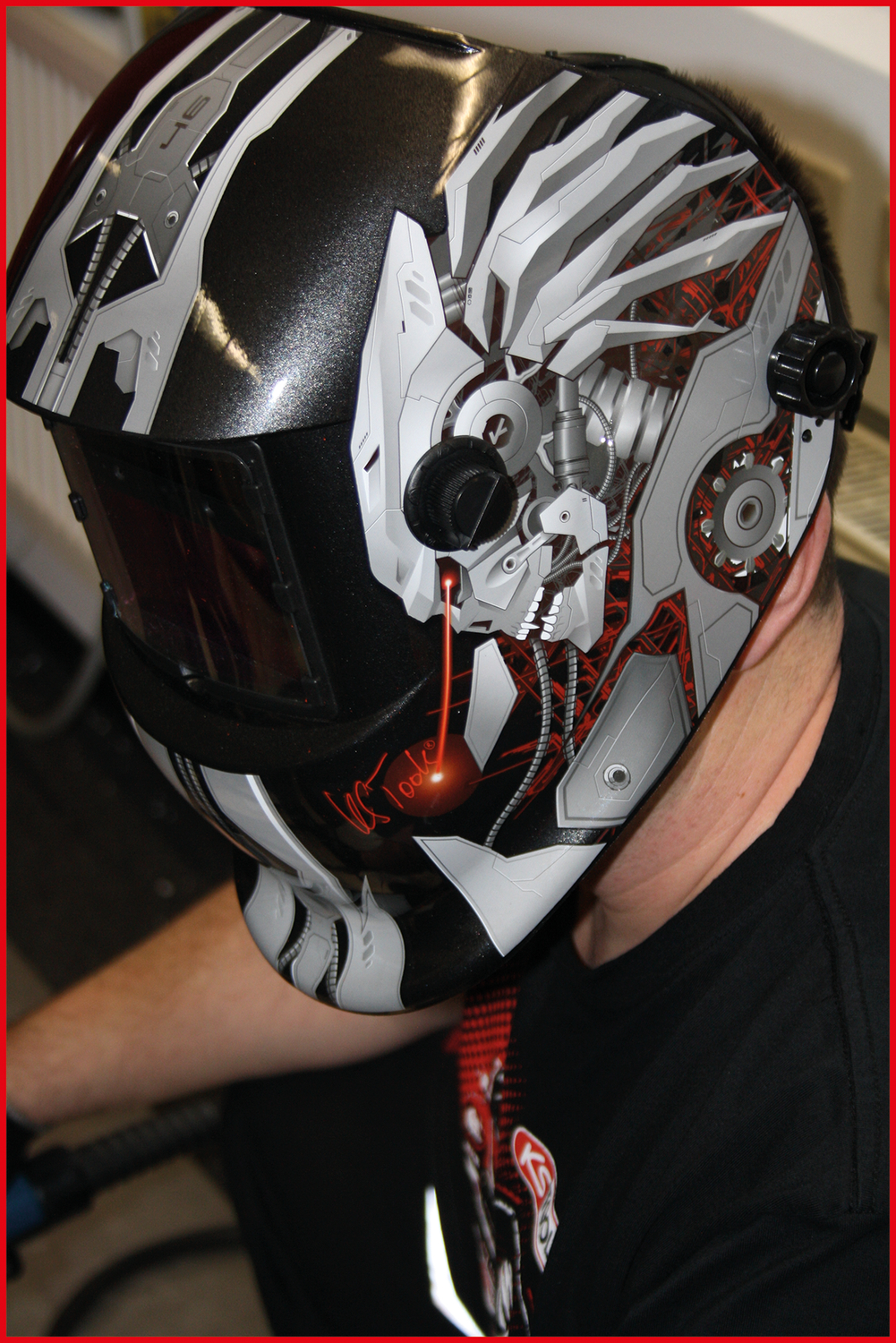 KS Tools Schweißer-Schutzhelm, Steel Design