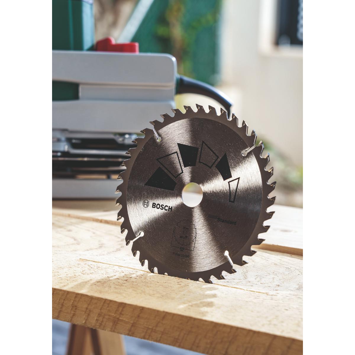 Bosch Kreissägeblatt STANDARD D= 205 mm, Bohrung= 24/20 mm, Z= 40